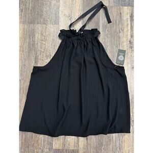 Vince Camuto Women's Black Halter Top Size Large